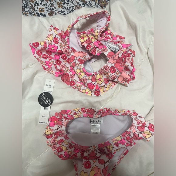 Toddler size 4 NWT 2 piece swimsuit - Picture 4 of 4